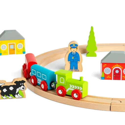 Mi primer juego de trenes - Bigjigs Toys