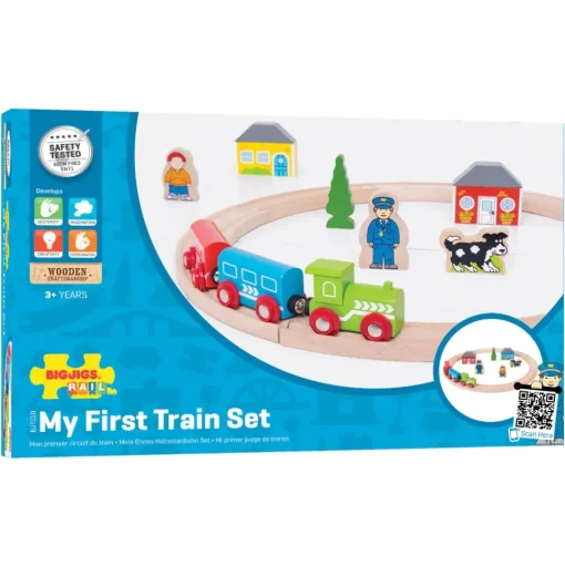 Mi primer juego de trenes - Bigjigs Toys