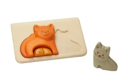Mi primer puzzle - Gato - Plan Toys