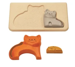 Mi primer puzzle - Gato - Plan Toys