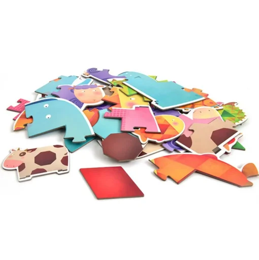 Mi primer puzzle geométrico de animales - Mideer