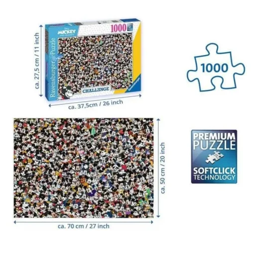 Mickey Mouse Challenge Puzzle 1000 piezas - Ravensburger