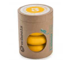 Mini Flip - Juego de 4 ruedas - Amarillo - Wishbone Design Studio