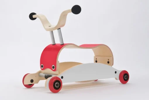 Mini Flip - Juego de 4 ruedas - Rojo - Wishbone Design Studio