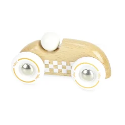 Mini Rallye Checkers bois naturel - Vilac
