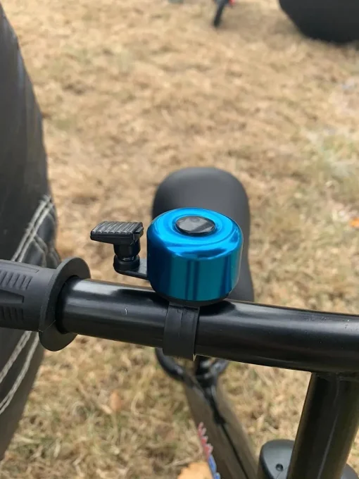 Mini timbre de bicicleta azul - Kiddimoto