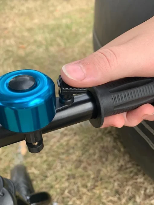 Mini timbre de bicicleta azul - Kiddimoto