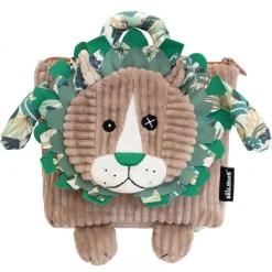 Mochila de terciopelo Jelekros el león - Les Déglingos