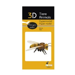 Modelo 3D de papel Abeja - Fridolin