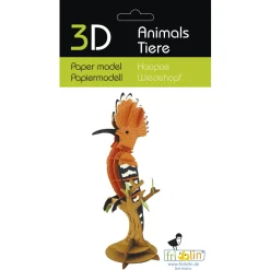Modelo 3D de papel Abubilla - Fridolin