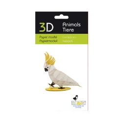 Modelo 3D de papel Cacatúa - Fridolin
