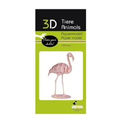 Modelo 3D de papel Flamenco - Fridolin