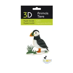 Modelo 3D de papel Frailecillo - Fridolin