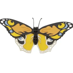 Modelo 3D de papel mariposa colorida - Fridolin
