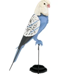 Modelo 3D de papel Periquito de color azul - Fridolin