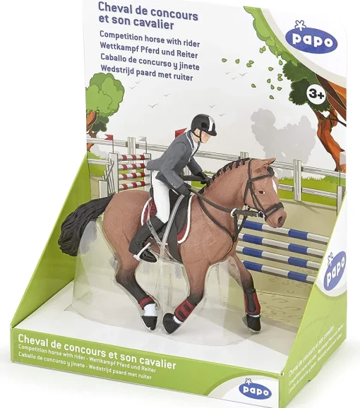Mostrar figura de caballo y jinete - Papo