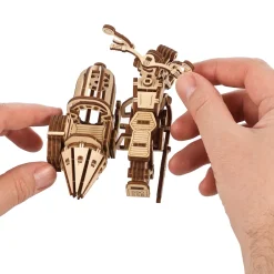 Motocicleta Voladora de Hagrid modelo mecánico - Ugears