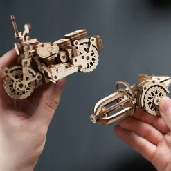 Motocicleta Voladora de Hagrid modelo mecánico - Ugears