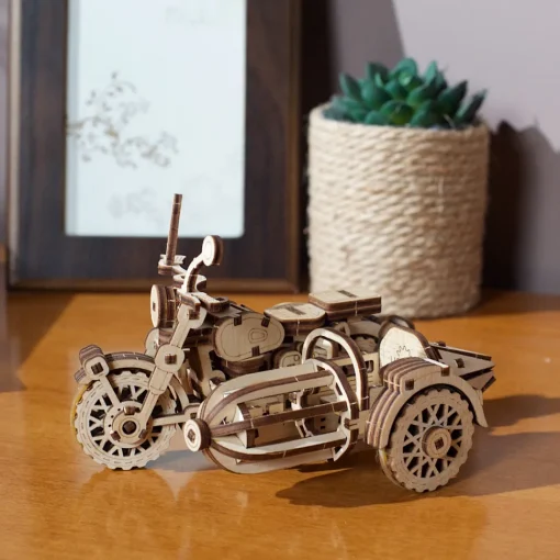 Motocicleta Voladora de Hagrid modelo mecánico - Ugears