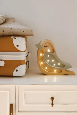 Nightlight Bird Caqui Mostaza - Little Lights