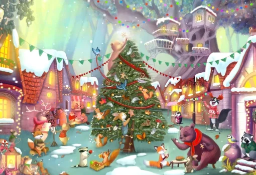 Nochebuena de Julie Machado - Puzzle Michèle Wilson