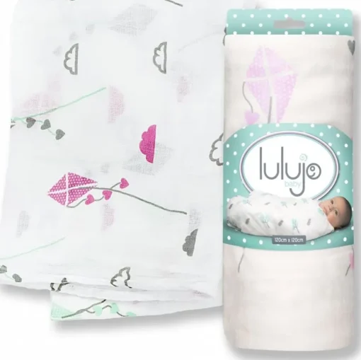 Pañal de bambú - Cerf-volant rose - Lulujo