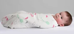 Pañal de bambú - Cerf-volant rose - Lulujo