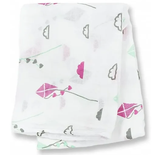 Pañal de bambú - Cerf-volant rose - Lulujo