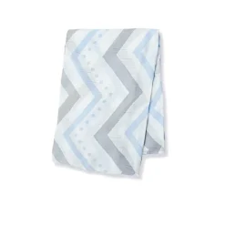 Pañal de bambú - Chevron bleu - Lulujo