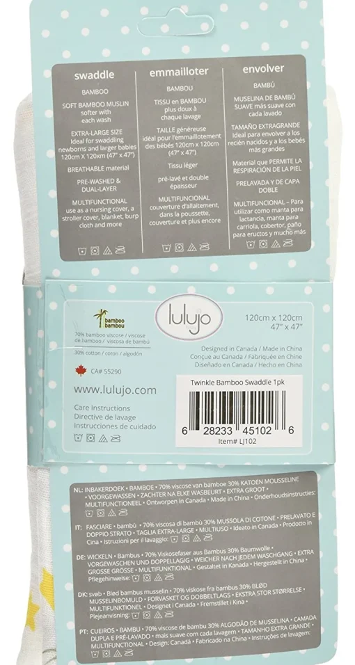 Pañal de bambú - Etoiles - Lulujo