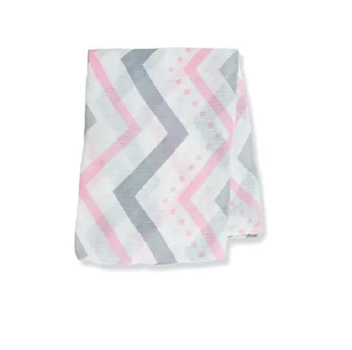 Pañal de bambú - rosa chevron - Lulujo