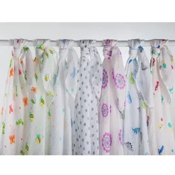 Pañal de muselina - Coeurs roses - Lulujo