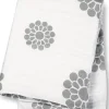 Pañal de muselina - Fleurs grises - Lulujo