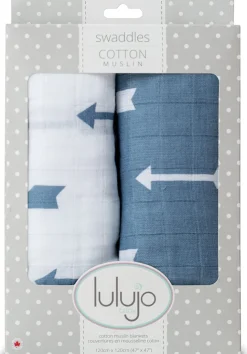 Pack 2 pañales - Flechas azules - Lulujo