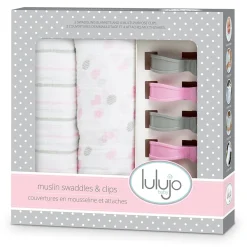 Pack de 2 pañales maxi + clips - Lulujo