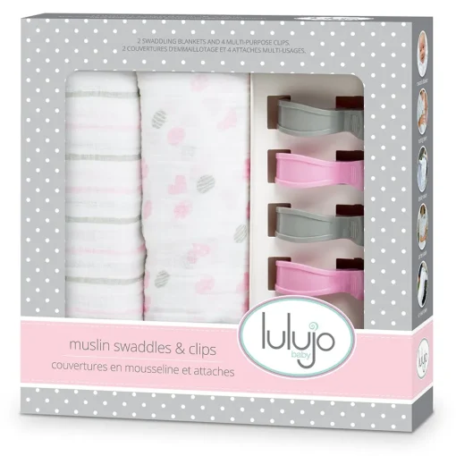 Pack de 2 pañales maxi + clips - Lulujo