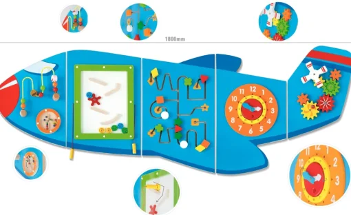 Panel de actividad montado en la pared Avión - Viga Toys