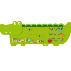 Panel de actividades de pared Cocodrilo - Viga Toys