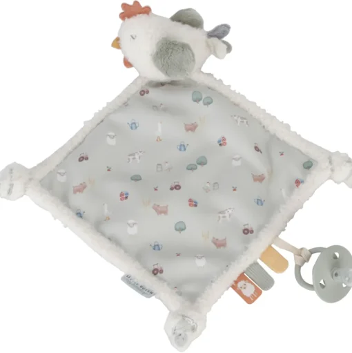 Paño de abrazo gallina Little Farm - Little Dutch