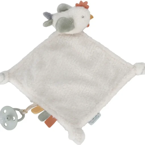 Paño de abrazo gallina Little Farm - Little Dutch