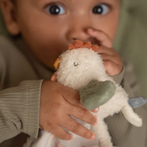 Paño de abrazo gallina Little Farm - Little Dutch