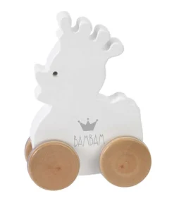 Pato de madera con ruedas - Bambam
