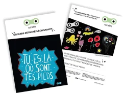 Pegatinas Estás donde están tus pies - Rainette