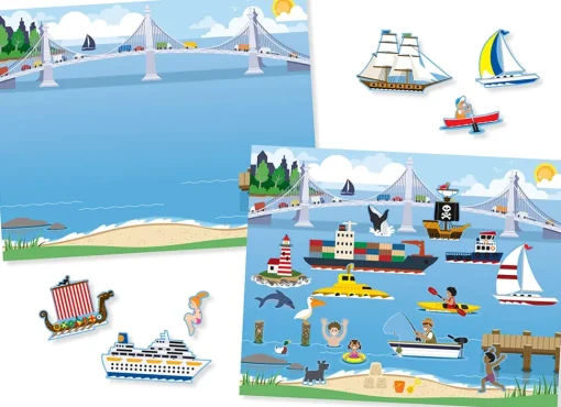 165 pegatinas reutilizables - Vehículos - Melissa & Doug