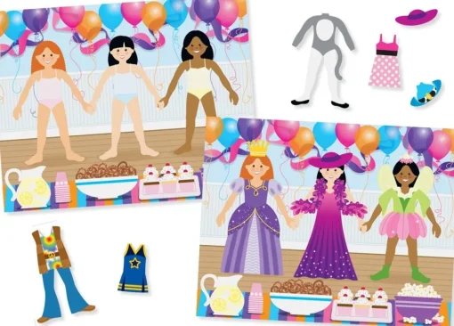 Pegatinas reutilizables - Vestirse - Melissa & Doug