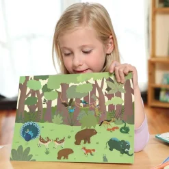 Pegatinas reutilizables animales - Mideer
