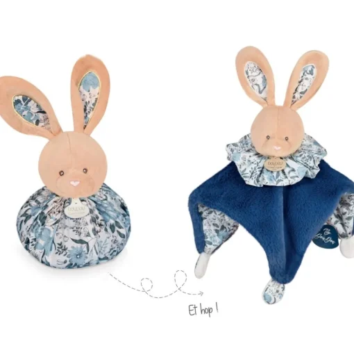 Pelota de peluche Conejo azul - Doudou et Compagnie