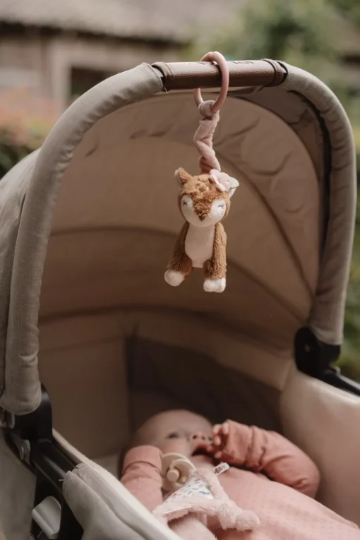 Peluche cervatillo vibrante para colgar - Little Dutch