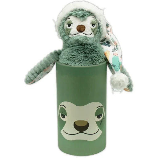 Peluche Chillos el perezoso en caja - Les Déglingos