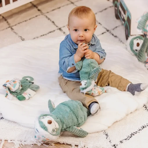 Peluche Chillos el perezoso en caja - Les Déglingos